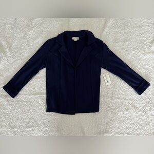 Boutique Navy Blue Blazer Jacket